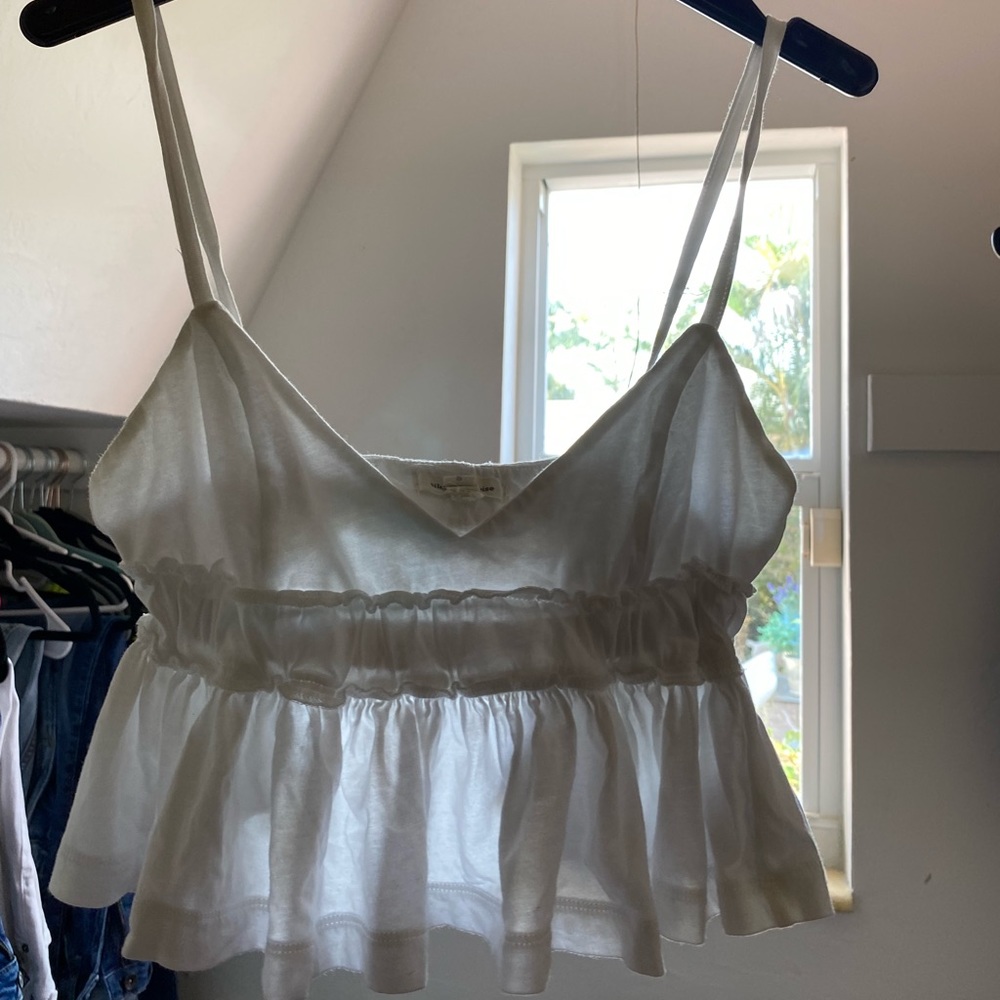 Urban white crop top